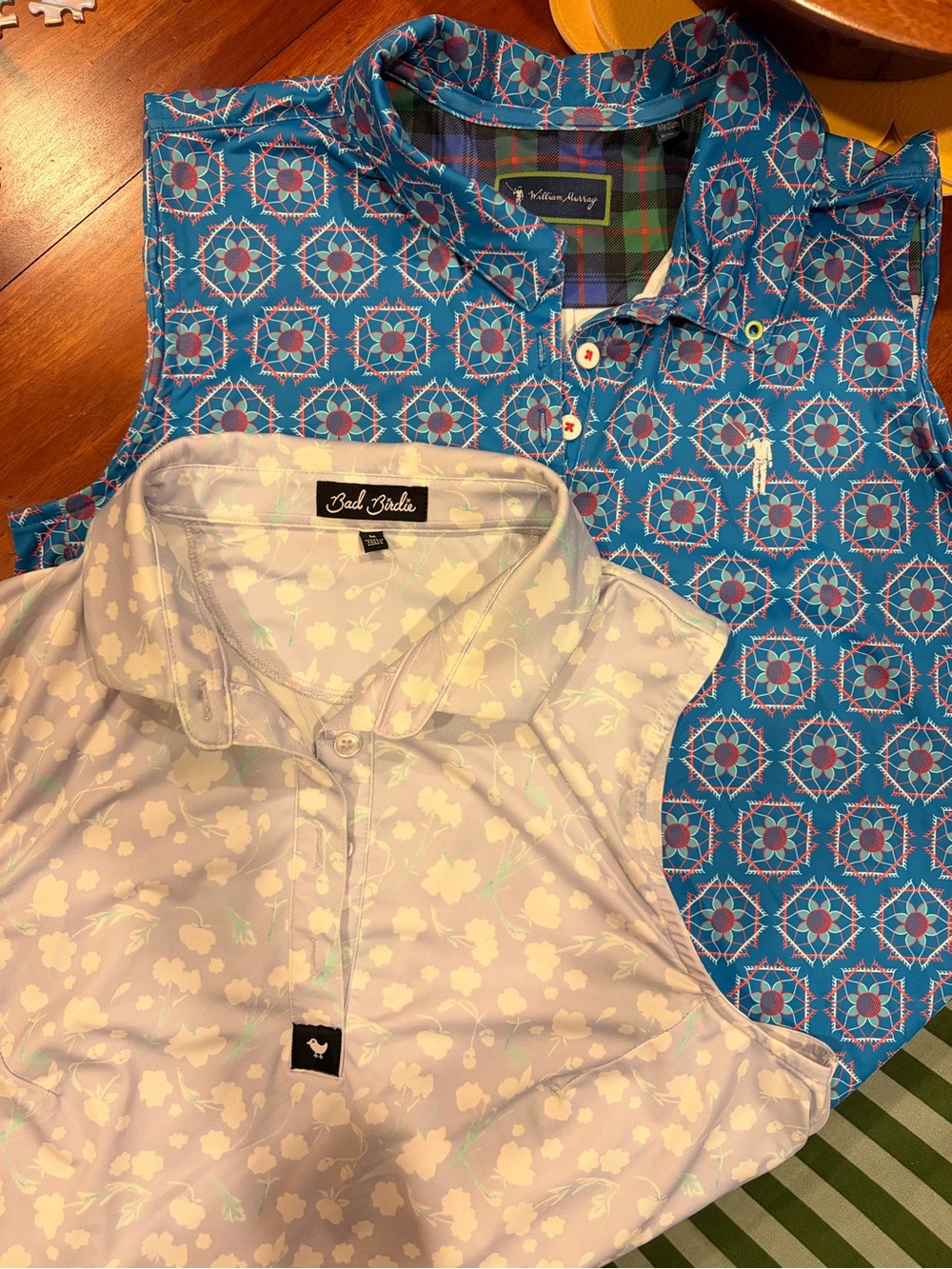 LOT 2 William Murray & Bad Birdie Sleeveless Golf Tops Women’s M